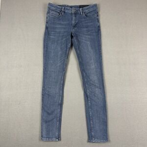 AllSaints Women Jeans Blue Size W28 Mast Fit Skinny Denim Stretch Cotton Blend‎
